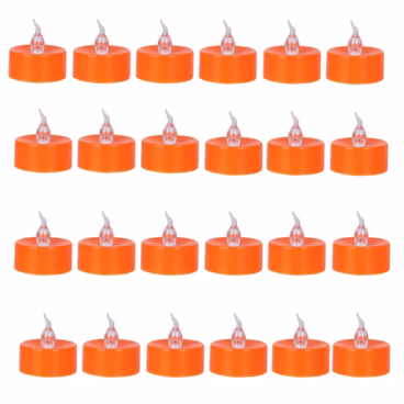 LED Tea Lights, 24 Pack Flickering Flameless Tea Lights